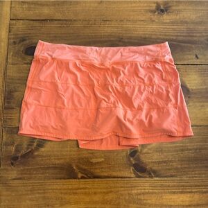 GUC Lululemon Peach Pace Rival Skort, Long - size 16
